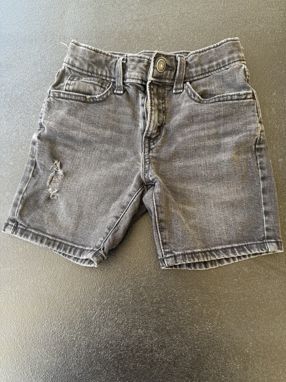 Boys Old Navy Black Denim Shorts Size 6